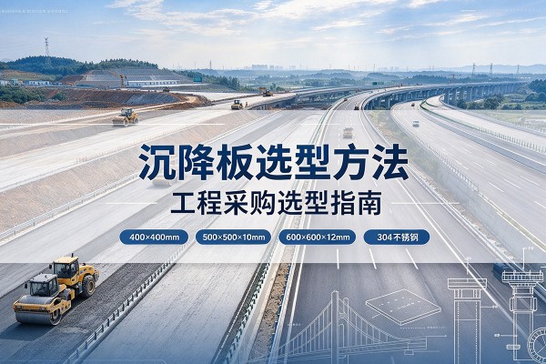 蓬江沉降板选择方法