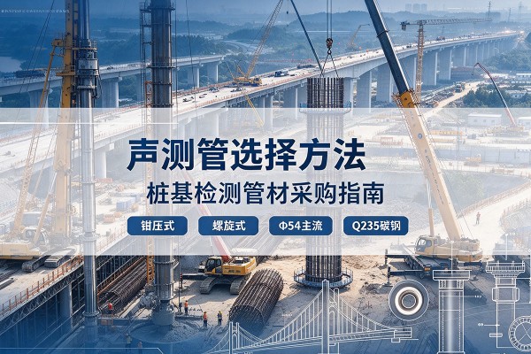 蓬江声测管选型标准