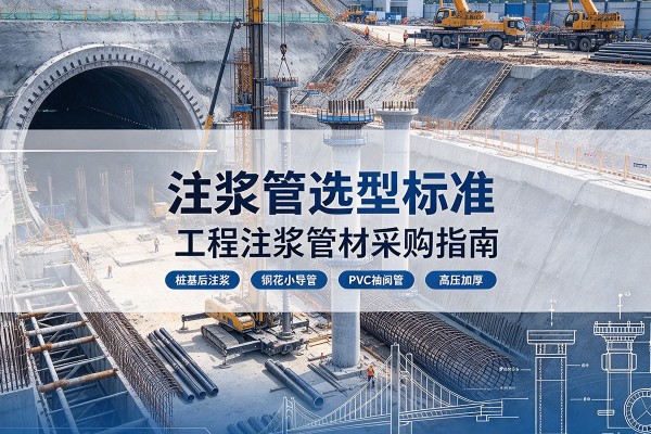 蓬江注浆管选型标准