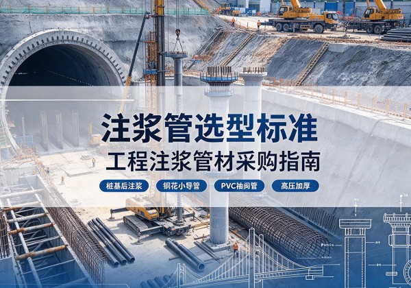 蓬江注浆管选型标准